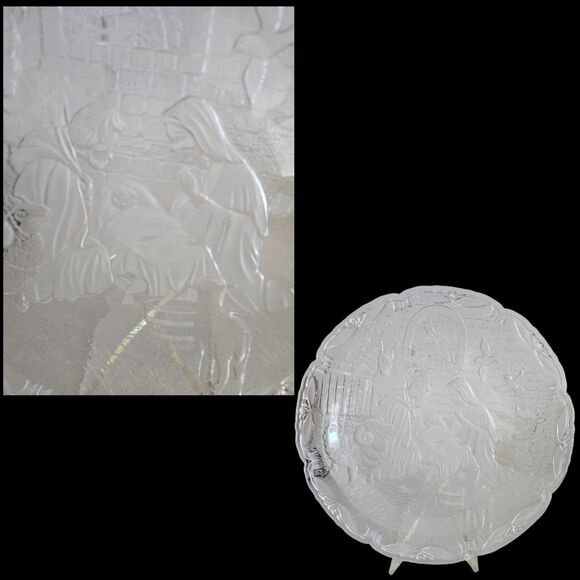 Rejoice Nativity Plaque Plate Holy Family from Mikasa 15" Vintage 1980s EUC - Picture 3 of 7